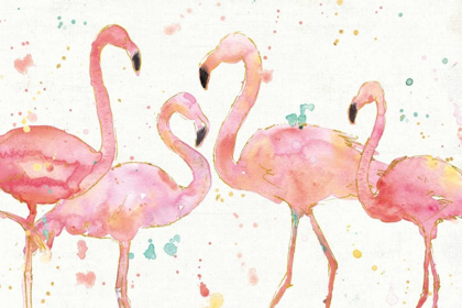 Picture of FLAMINGO FEVER I