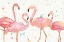 Picture of FLAMINGO FEVER I