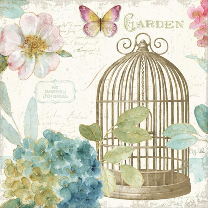 Picture of RAINBOW SEEDS FLORAL BIRDCAGE III V2