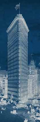 Picture of FLAT IRON 1909 BLUEPRINT PANEL