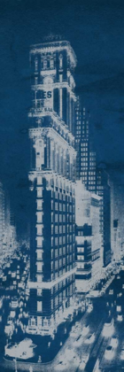 Picture of TIMES SQUARE POSTCARD BLUEPRINT PANEL