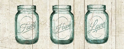 Picture of FLEA MARKET MASON JARS PANEL I V.2