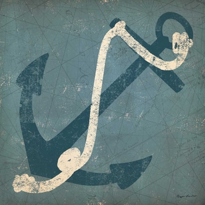 Picture of NAUTICAL ANCHOR BLUE