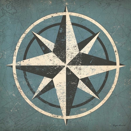 Picture of NAUTICAL COMPASS BLUE
