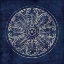 Picture of ROSETTE VIII INDIGO