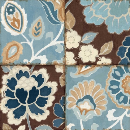 Picture of BLUE PATCHWORK MOTIF I