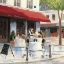 Picture of RELAXING AT THE CAFE I