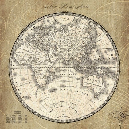 Picture of FRENCH WORLD MAP II