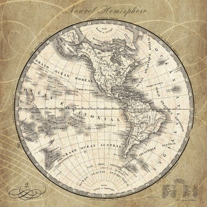 Picture of FRENCH WORLD MAP III