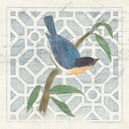 Picture of MONUMENT ETCHING TILE I BLUE BIRD