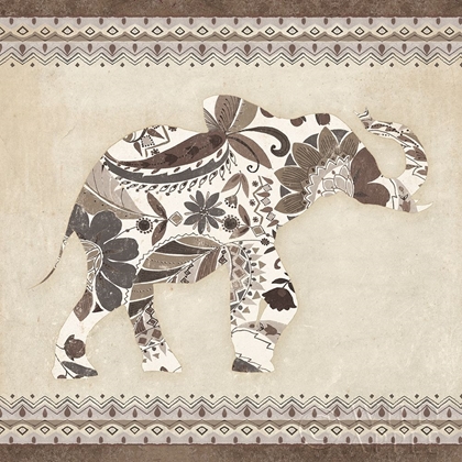 Picture of BOHO ELEPHANT I NEUTRAL