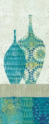 Picture of BLUE SPICE STRIPE PANEL I