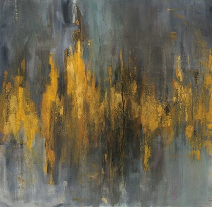 Picture of BLACK AND GOLD ABSTRACT