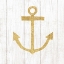 Picture of BEACHSCAPE III ANCHOR GOLD NEUTRAL