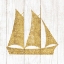Picture of BEACHSCAPE V BOAT GOLD NEUTRAL