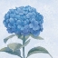 Picture of BLUE HYDRANGEA III