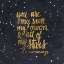 Picture of STARRY WORDS III GOLD