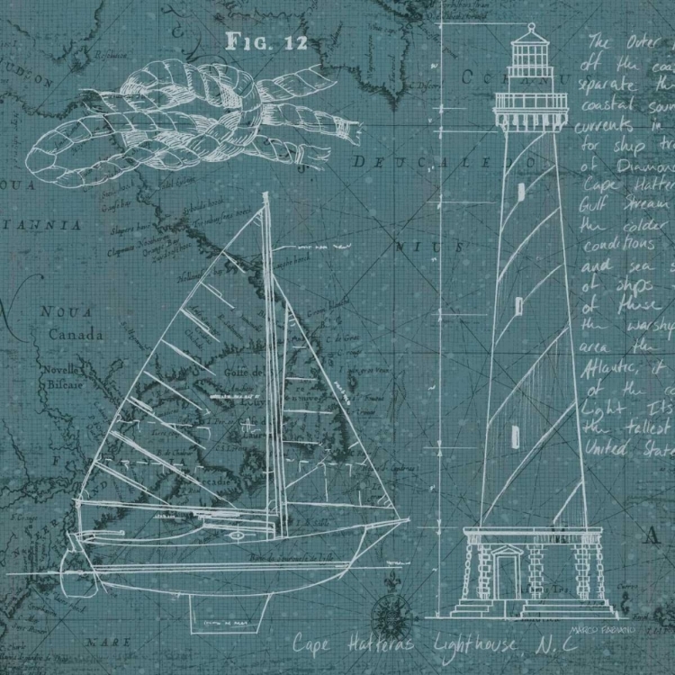 Picture of COASTAL BLUEPRINT III