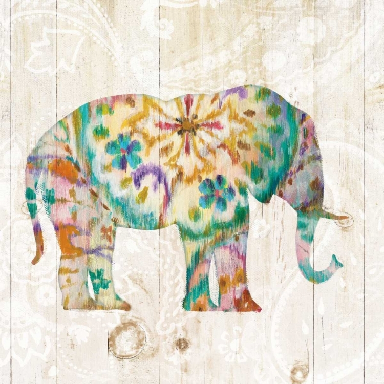 Picture of BOHO PAISLEY ELEPHANT I