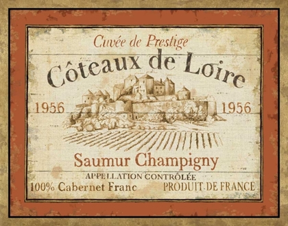 Picture of FRENCH WINE LABEL II