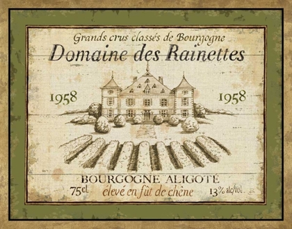 Picture of FRENCH WINE LABEL III