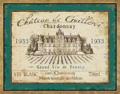 Picture of FRENCH WINE LABEL IV
