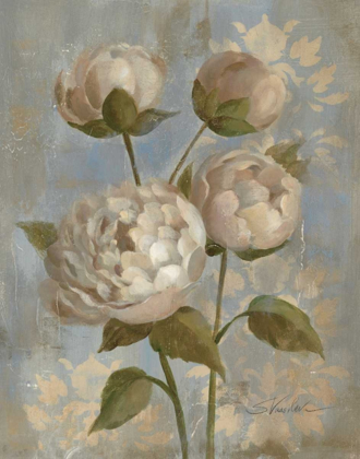 Picture of PEONY ON SOFT BLUE - ORIGINAL