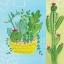 Picture of CACTI GARDEN IV NO BIRDS AND BUTTERFLIES