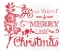 Picture of CHALKBOARD CHRISTMAS SAYINGS V ON WHITE