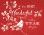 Picture of CHALKBOARD CHRISTMAS SAYINGS VI ON RED