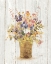 Picture of WILD FLOWERS IN VASE II ON BARN BOARD