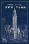 Picture of BLUEPRINT MAP NEW YORK CHRYSLER BUILDING