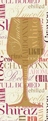 Picture of COLORFUL WINE SAYINGS - CHARDONNAY