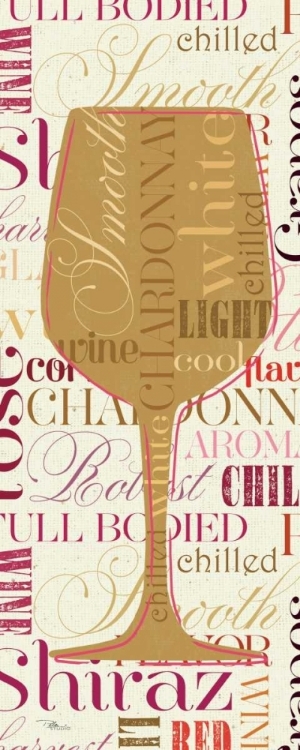 Picture of COLORFUL WINE SAYINGS - CHARDONNAY