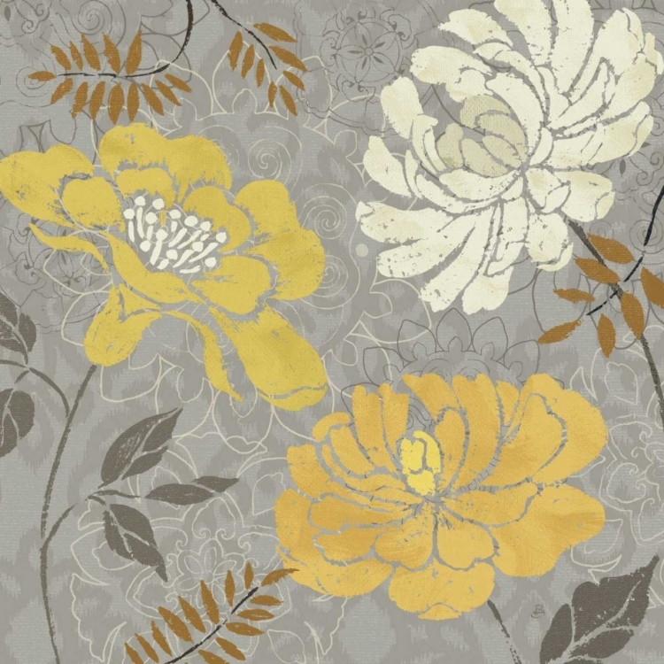 Picture of MORNING TONES GOLD - FLORAL  I