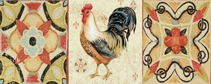 Picture of BOHEMIAN ROOSTER PANEL I