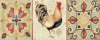 Picture of BOHEMIAN ROOSTER PANEL II