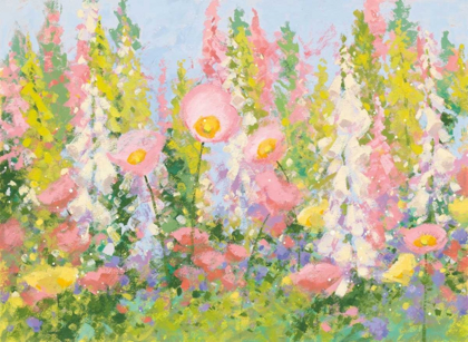 Picture of GARDEN PASTELS I BLUE SKY