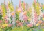 Picture of GARDEN PASTELS I BLUE SKY