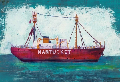 Picture of NANTUCKET LIGHTSHIP BLUE GREEN