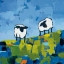 Picture of TWO SHEEP