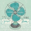 Picture of RETRO FAN GRAY
