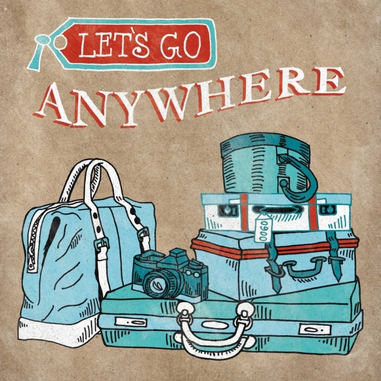 Picture of ADVENTURE LOVE SUITCASE TAUPE