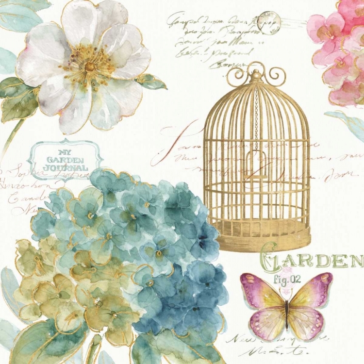 Picture of RAINBOW SEEDS FLORAL BIRDCAGE III