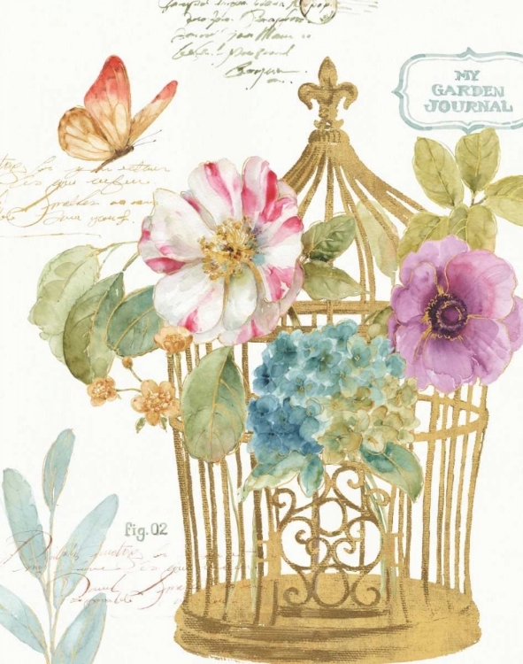 Picture of RAINBOW SEEDS ROMANTIC BIRDCAGE I