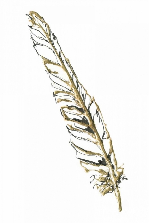 Picture of GILDED SWAN FEATHER I