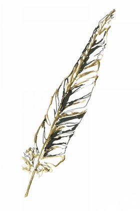 Picture of GILDED SWAN FEATHER II