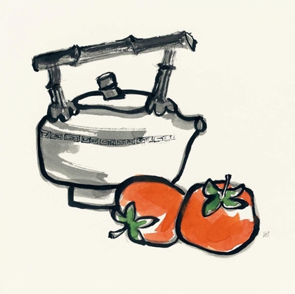 Picture of TEA AND PERSIMMONS
