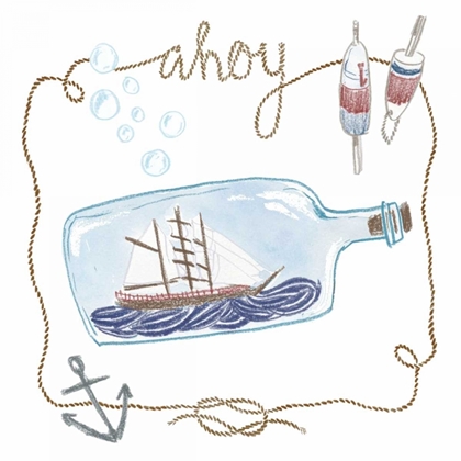 Picture of SHIP IN A BOTTLE AHOY