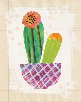 Picture of COLLAGE CACTUS II ON GRAPH PAPER
